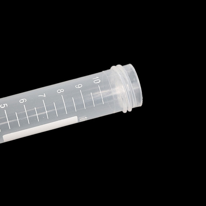 10ml screw mouth tip bottom centrifuge tube chemistry laboratory, disposable plastic centrifuge tube, used in laboratory, hospital, classroom teaching, scientific research room, etc