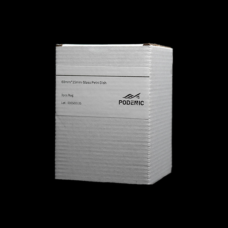 60mm Thickened High-borosilicate Glass Culture Dishes with Lids, Acid/Alkali Resistant, Reusable for Biological Laboratory Cell Tissue or Microorganism Cultivation