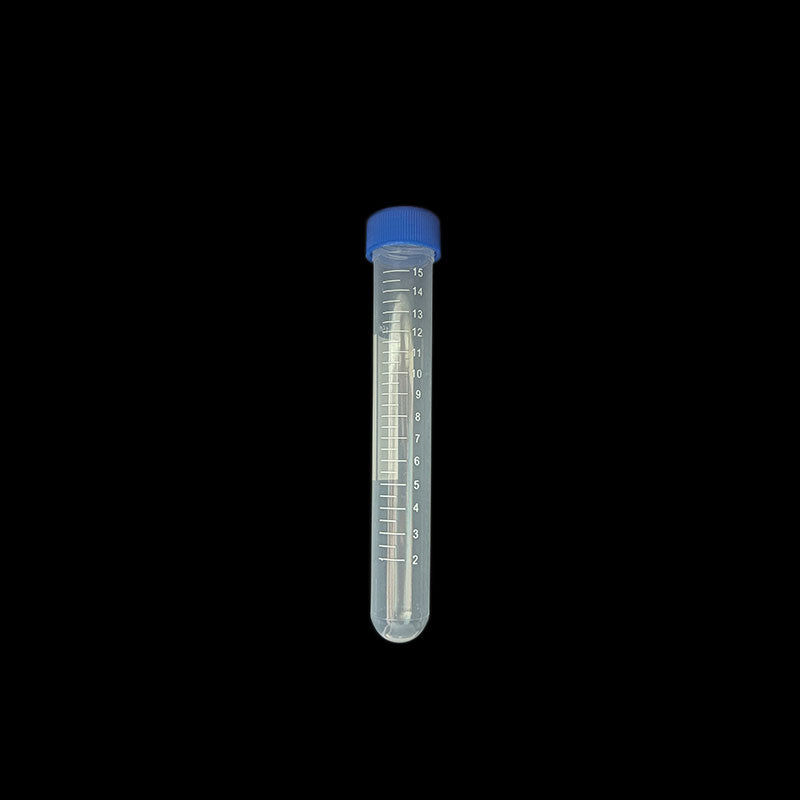 100pcs 15ml  Disposable Plastic Round Bottom Centrifuge Tubes - Perfect for Lab & Research Samples