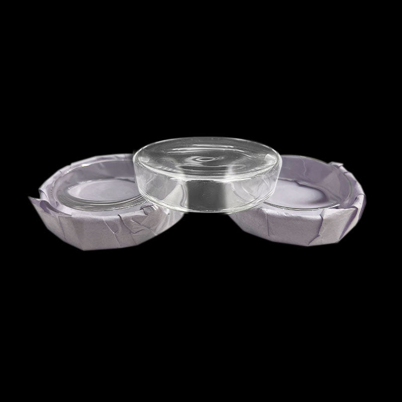 60mm Thickened High-borosilicate Glass Culture Dishes with Lids, Acid/Alkali Resistant, Reusable for Biological Laboratory Cell Tissue or Microorganism Cultivation