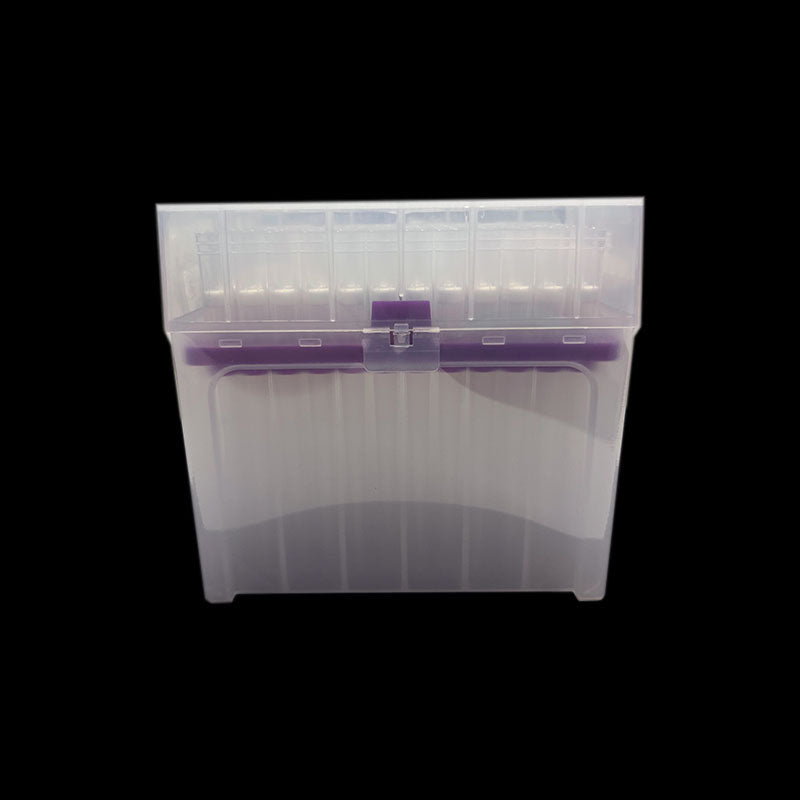 96pcs Sterile Pipette Tips, 1000ul - Transparent Plastic Suction Heads for Laboratory & Research Use