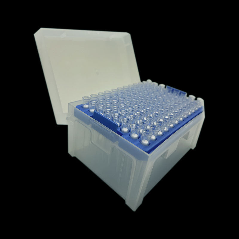 96pcs Sterile Pipette Tips, 200ul - Disposable Transfer Gun Suction Heads for Laboratory & Research Use