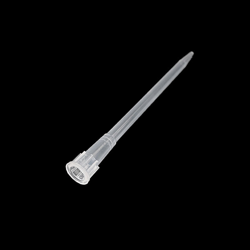 10ul extended suction head transparent pipette nozzle disposable pipette extended suction head, used for laboratory, hospital, classroom teaching, scientific research room, etc