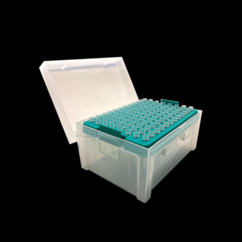 96pcs Sterile Pipette Tips, 10ul - Disposable Transfer Gun Suction Heads for Laboratory & Research Use