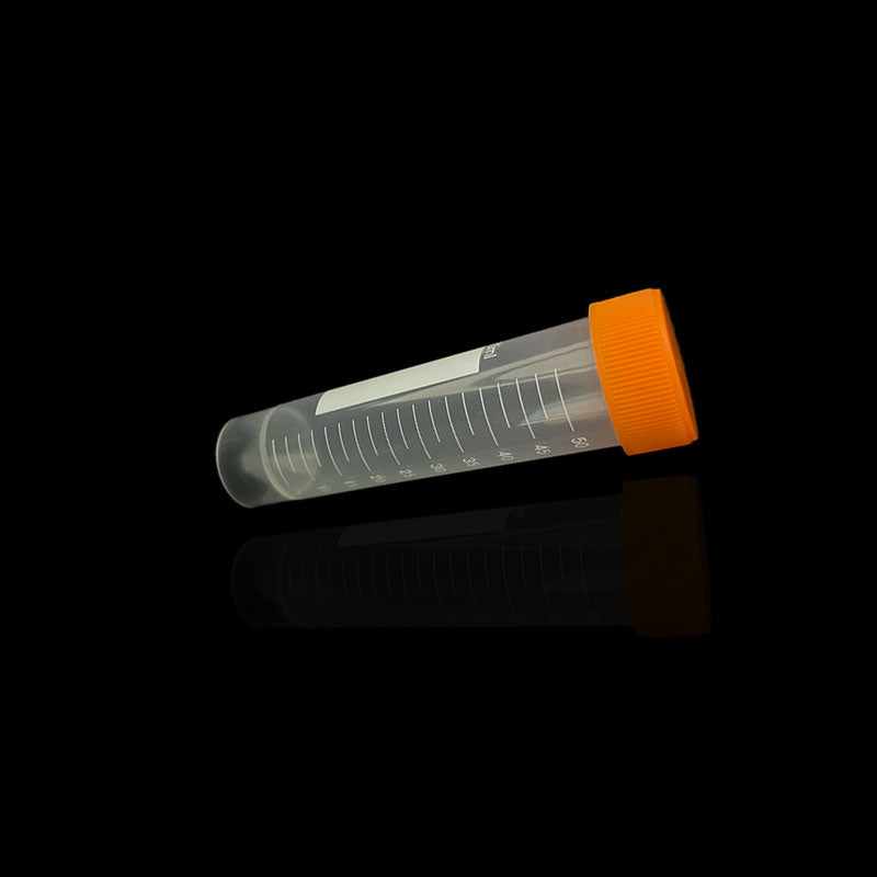 50-Pack 50ml Disposable Plastic  can stand  Centrifuge Tubes, PP Laboratory Sample Vials with Screw Caps