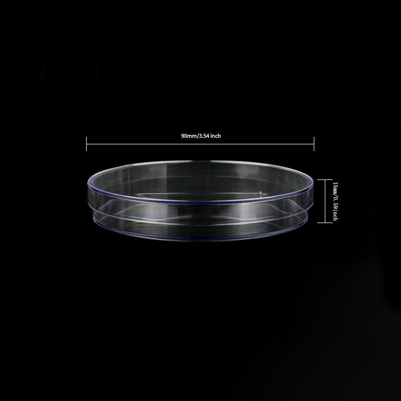 PODENIC 10 packs, 90mm*15mm sterile plastic petri dish for Laboratory ...