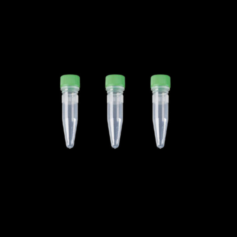 1.5 mL screw screw bottom frozen storage tube, bag sterilization, gree ...