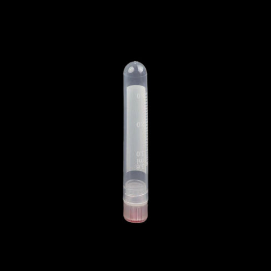 3.6 mL ultra-low temperature freezing storage tube, round bottom, bag sterilization, red cover