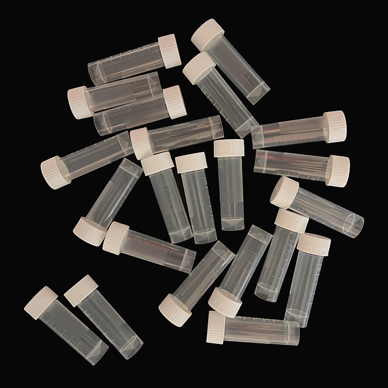 5ml   Lab Plastic Freezer Test Tubes, Sealed Screw Caps，Suitable For Laboratory