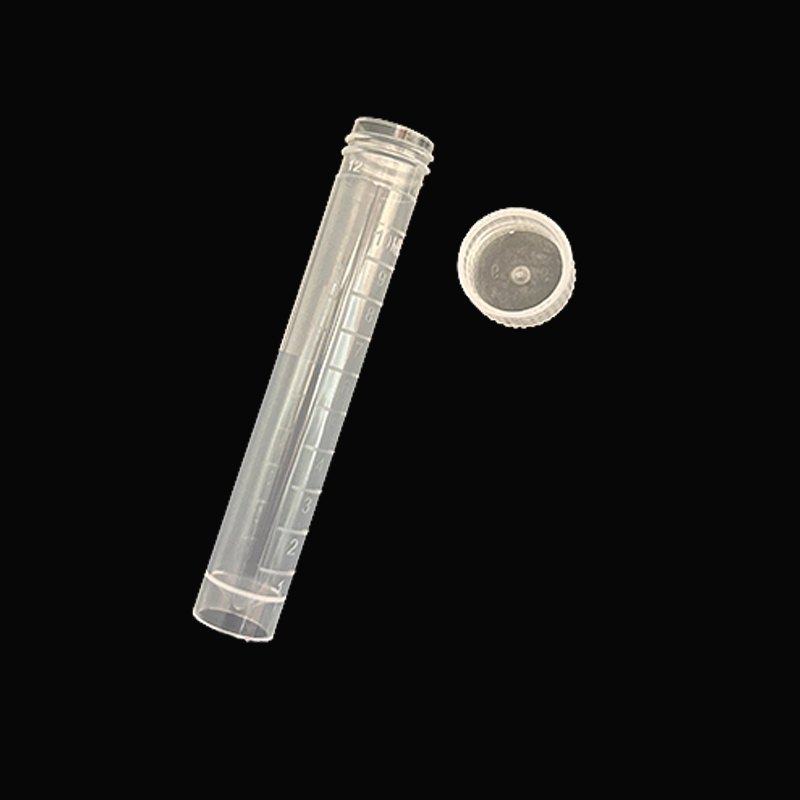 100 pcs 10ml  Lab Plastic Freezer Test Tubes, Sealed Screw Caps, Suitable For Laboratory