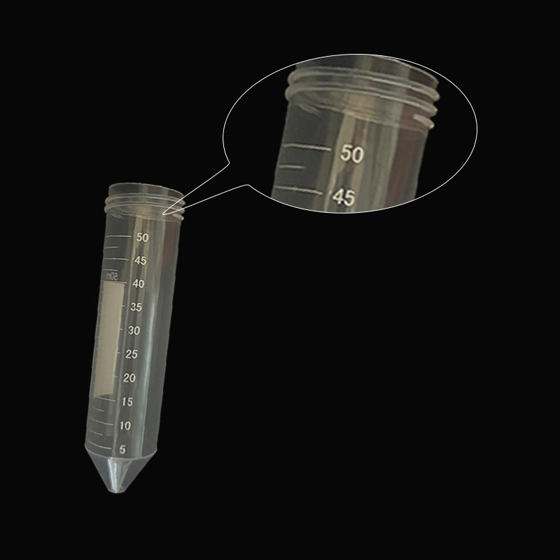 50-Pack 50ml Disposable Plastic pointed bottom Centrifuge Tubes, PP Laboratory Sample Vials with Screw Caps