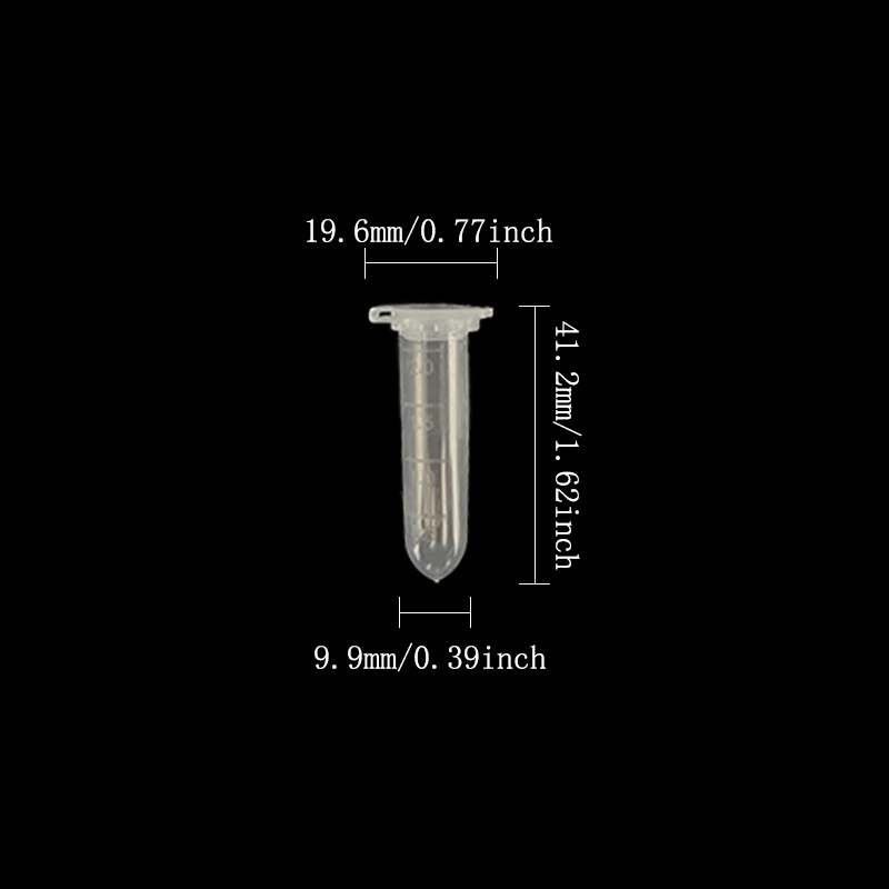 2ml  Micro Centrifugal Tubes Plastic, With Lid, For Sample Storage, Good Sealing, Clear Scale, High Transparency