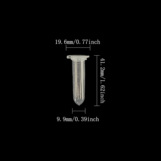 2ml  Micro Centrifugal Tubes Plastic, With Lid, For Sample Storage, Good Sealing, Clear Scale, High Transparency