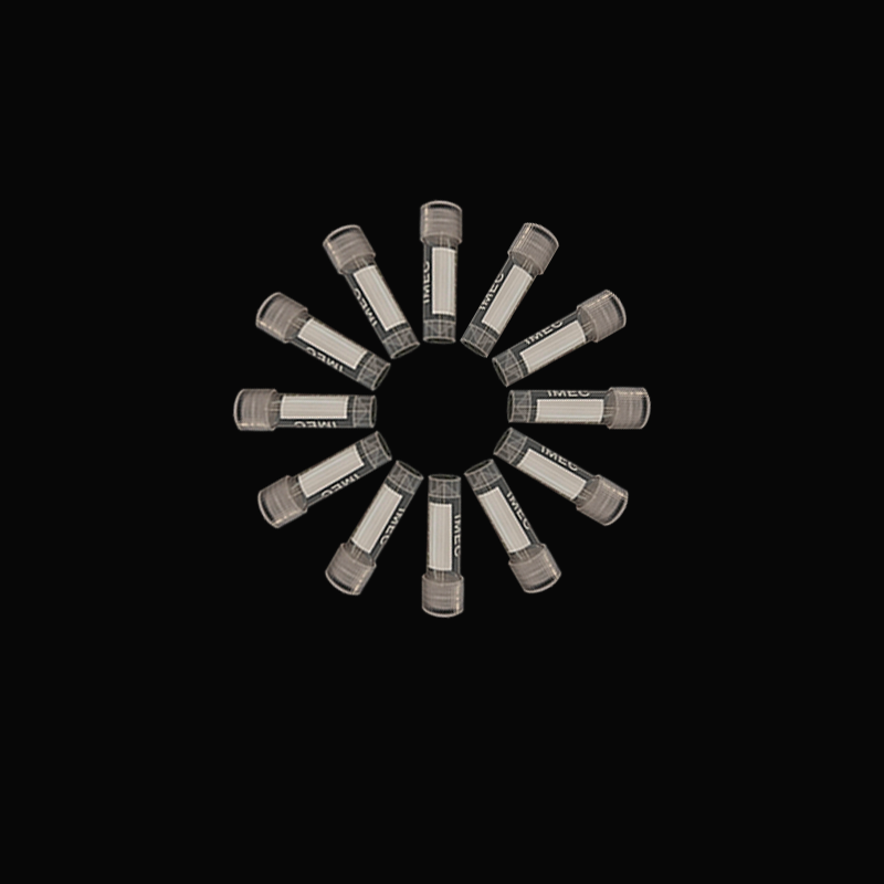 500 pcs 2ml  Lab Plastic Freezer Test Tubes, Sealed Screw Caps, Suitable For Laboratory